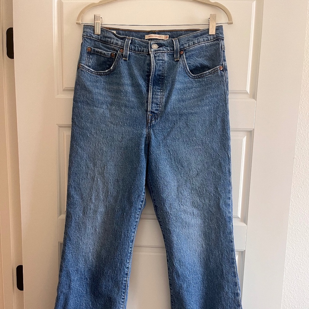 Levi's Premium Ribcage Cropped Bootcut Women's Jeans Size 29